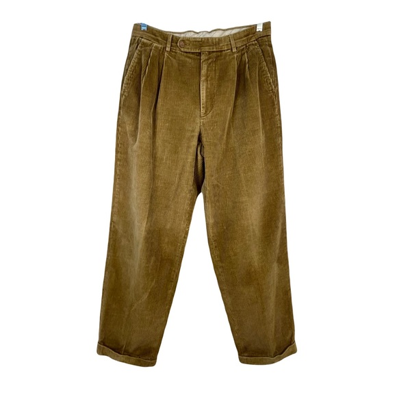 Ermenegildo Zegna Other - Ermenegildo Zegna Pleated And Cuffed Corduroy Pants 32 x 30 GUC